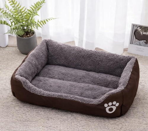 CalmNest Plush Dog Bed