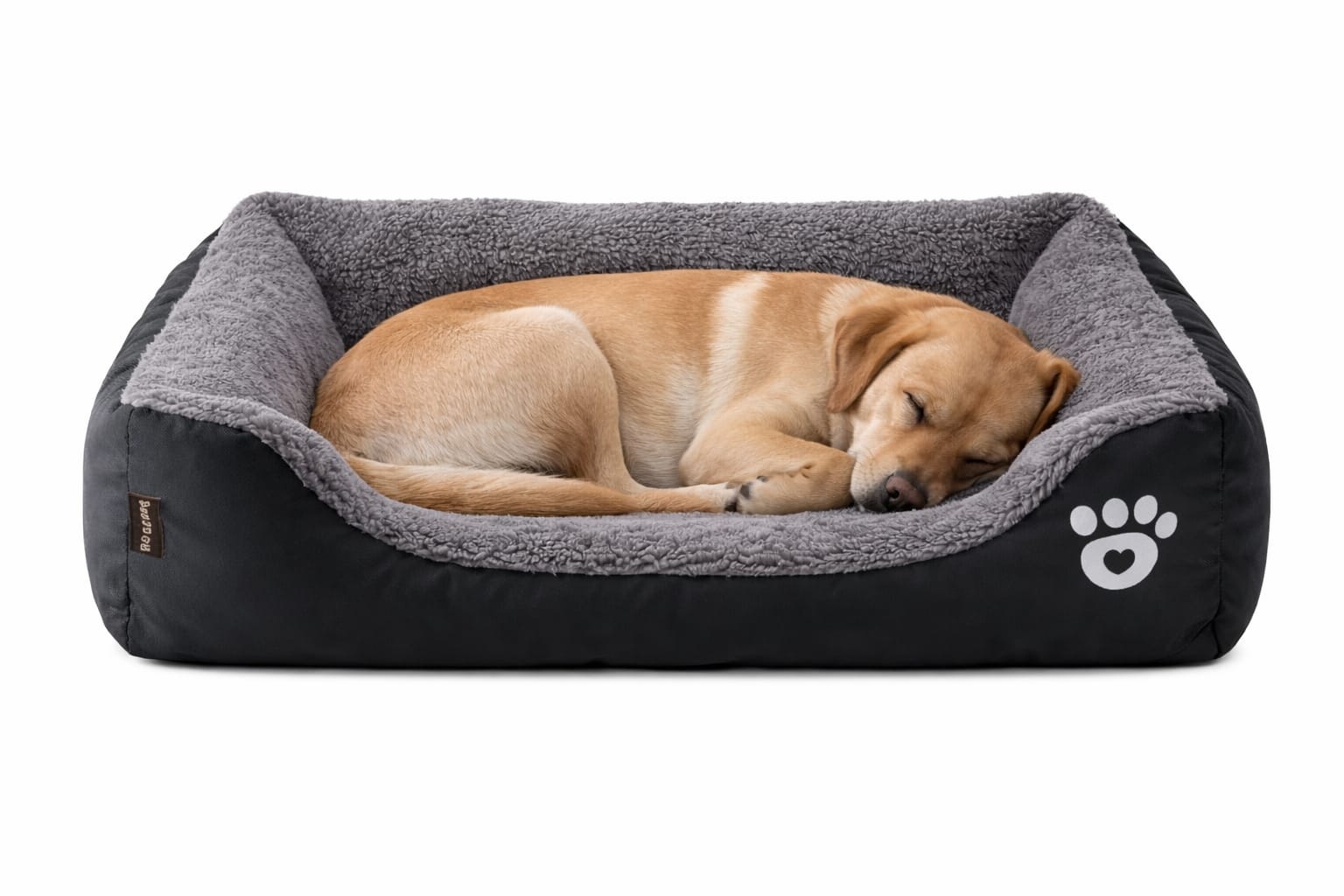 CalmNest Plush Dog Bed