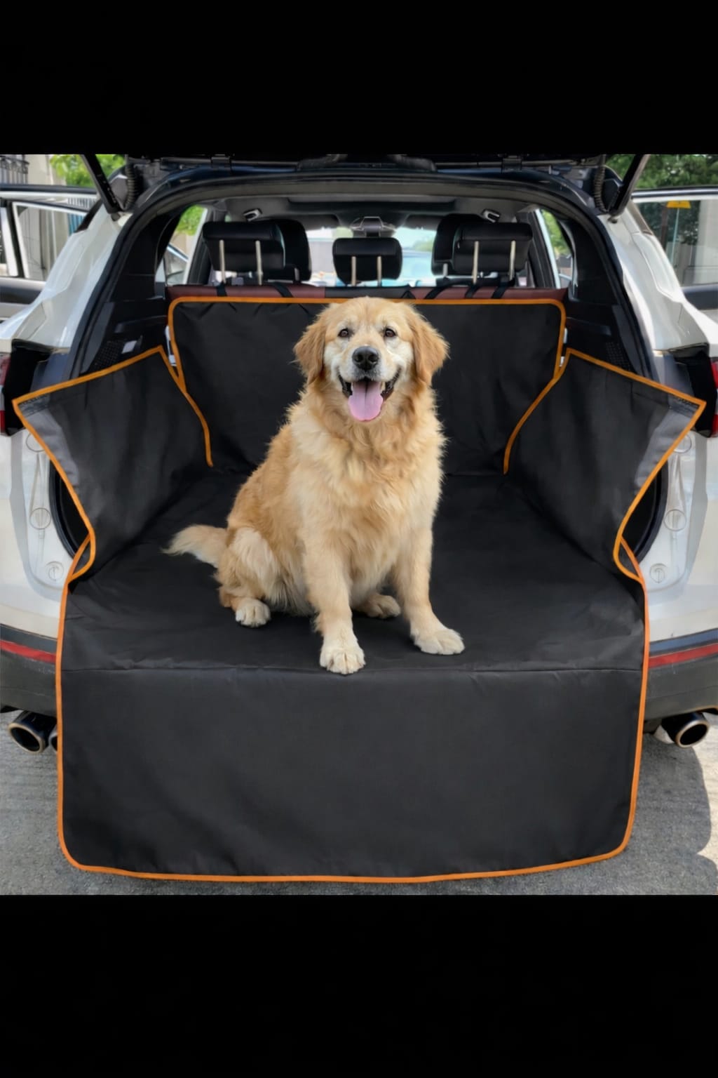 Premium Waterproof Dog Car Protection - FULL Backseat/Boot Protection, Anti-Slip & Scratch Proof