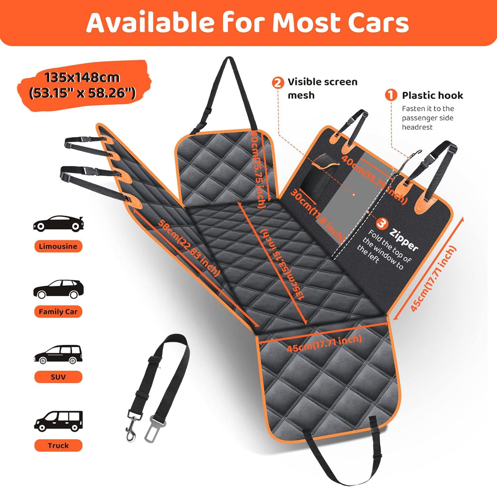 RoadSafe Dog Backseat Hammock